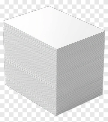 Stack Of Blank Paper PNG