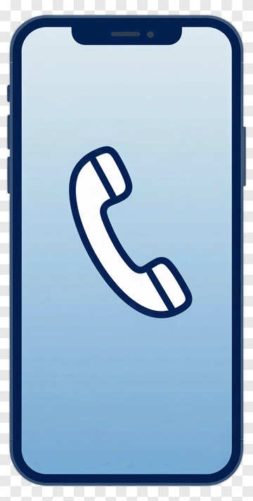 Smartphone With Phone Icon PNG