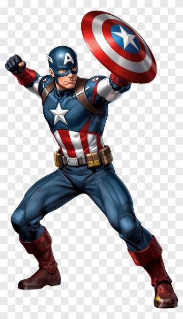 Superhero Holding A Shield PNG