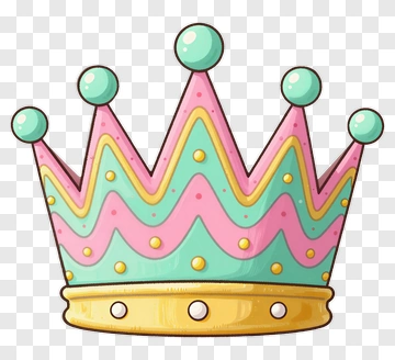 Colorful Crown PNG