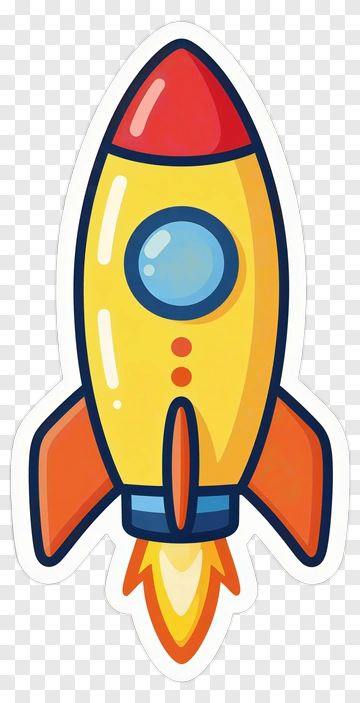 Cartoon Rocket PNG
