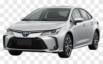 Silver Sedan Car PNG