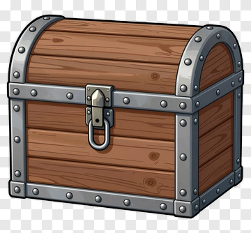 Cartoon Treasure Chest PNG